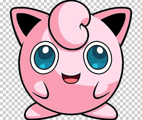 Jiggly Puff Drawing, Pokémon Macarons, Jigglypuff Art, Jiggly Puff, Pokemon Pink, Pokemon Jigglypuff, Pokemon Sketch, Png Art, Disney Art Drawings