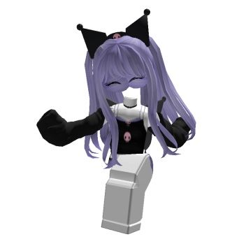 Purple Hair Roblox Avatar, Purple Roblox Avatar Ideas, Kuromi Roblox Avatars, Roblox Purple Outfits, Roblox Kuromi, Purple Roblox Avatar, Roblox Sign, Roblox Couple, Roblox Sign Up