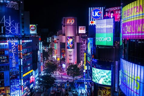 #japan #shibuya #night #city #tokyo #5K #wallpaper #hdwallpaper #desktop Tokyo Wallpaper Desktop, Shibuya Night, Japan Anime City, Illuminated Architecture, Shinjuku Japan, Japan Shibuya, Shanghai Night, 5k Wallpaper, Tokyo Aesthetic