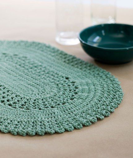 Lace Placemat, Crochet Placemat Patterns, Crochet Placemats, Placemats Patterns, Crochet Potholders, Crochet Table Runner, Crochet Kitchen, Crochet Dishcloths, Crochet Home Decor