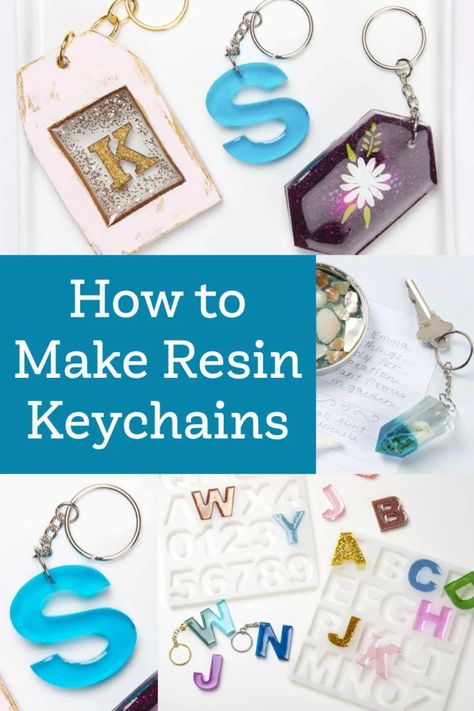 Making Resin Keychains, Diy Crafts Keychain, Diy Resin Keychain, Small Scrapbook, How To Make Resin, Craft Resin, Resin Crafts Tutorial, Resin Products, Diy Resin Projects