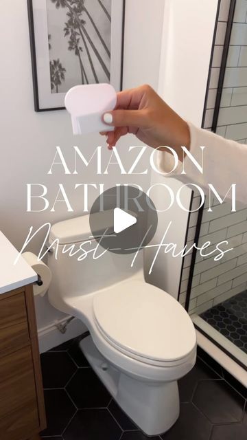 Amazon Bathroom Decor, Glam Bathroom Decor, Bathroom Finds, Laundry Room Paint Color, Clean Hacks, Amazon List, Glam Bathroom, Bathroom Caddy, Bathroom Hacks