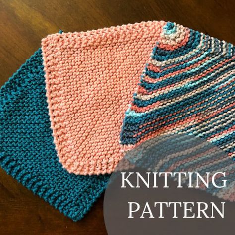 Dish Cloth Pattern, Knit Washcloth, Sugar N Cream Yarn, Knitted Dishcloths, Knit Dishcloth Pattern, Knitted Washcloth Patterns, Dishcloth Patterns Free, Beginner Knitting Pattern, Knitted Washcloths