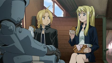 Edward And Winry, Fullmetal Alchemist Brotherhood Edward, Ed And Winry, Elric Brothers, Fullmetal Alchemist Edward, Hiromu Arakawa, Misty Eyes, Full Metal Alchemist, Alphonse Elric