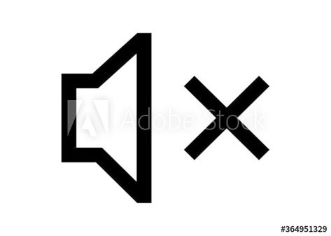 volume mute button icon vector #AD , #mute, #volume, #button, #vector, #icon Mute Button, Illustration Artwork, Shut Up, Stock Vector, Daisy, Tattoos, Quick Saves