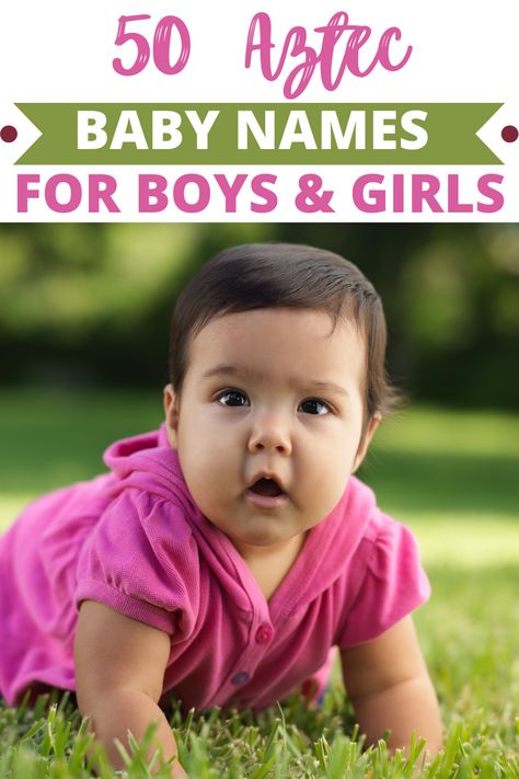 Nahuatl Aztec names are unique and unlike traditional English names. Most Nahuatl names take inspiration from animals, plants and nature, all of which were sacred to the Aztecs, such as jaguars and fire. Here are 50 Aztec baby names for both boys or girls. Aztec Baby Names, Nahuatl Names, Interesting Baby Names, Aztec Names, First Time Mom Tips, English Names, The Aztecs, Aztec Culture