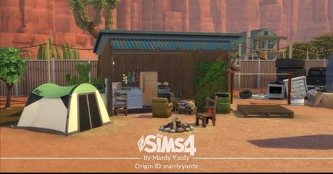 A Homeless Shelter, for the homeless challenge. Follow @Mardyyardy on Instagram for more Sims 4 builds. Homeless Cc Sims 4, Sims 4 Homeless, Sims 4 Homeless Cc, Underground Bunker, Homeless Shelter, Sims 4 Cc Packs, Sims 4 Houses, Sims 4 Build, Sims 2