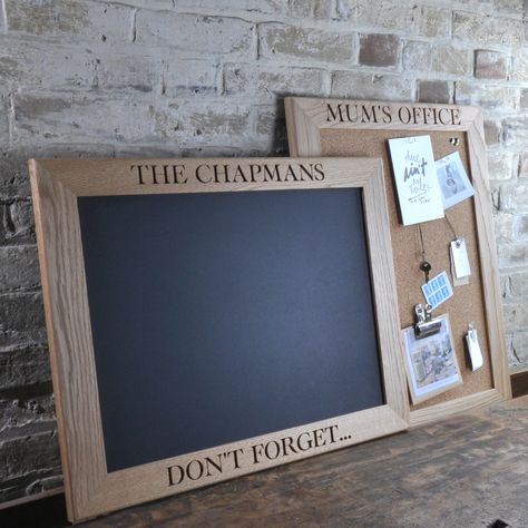 Notice Board Ideas, Kitchen Notice Board, Kitchen Blackboard, Personalized Desk, Diy Kitchen Renovation, Notice Board, Diy Office, Memo Boards, Personalized Wine