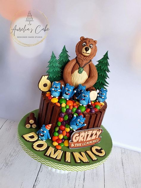 Incredibles Birthday Party, Grizzy And The Lemmings, 5th Birthday Cake, Birthday Cakes For Her, Log Cake, Leo Birthday, Cupcake Birthday Cake, Baby Birthday Cakes