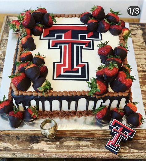 Texas A&m Cake Graduation, Texas Tech Cakes Graduation, Texas Tech Grooms Cake, Texas Tech Graduation Cakes, Texas Tech Cake, Nursing Party, College Grad Party, Nurse Party, Taylor Wedding