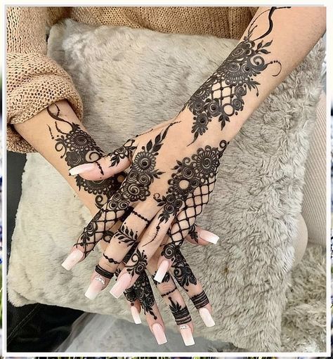 Indian Henna Designs, Unique Henna, Jagua Henna, Henna Style Tattoos, Cute Henna, Eid Mehndi Designs, Henna Tattoo Hand, Henna Tattoo Designs Hand, Henna Art Designs