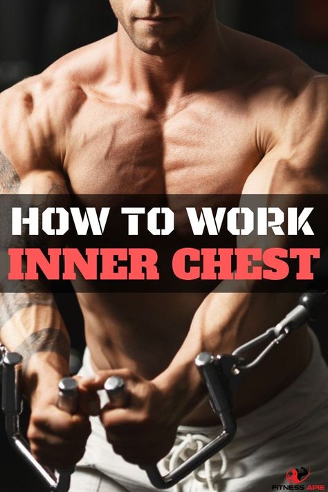 In this article, we will help you learn how to work inner chest and build a championship chest that will take your physique to the next level. #innerchest #innerchestexercises #workoutinnerchest Chest Mass Workout, Chest Finisher Workout, Perkier Chest Workout, Inner Chest Workout, Chest Expander Workout, Chest Destroyer Workout, Lagree Fitness, Chest Workout Routine, Tone Arms Workout