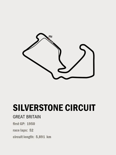 Silverstone F1 Circuit, F1 Polaroid, Silverstone F1, Silverstone Circuit, Polaroid Posters, Polaroid Poster, Pin Board, Grand Prix, Circuit