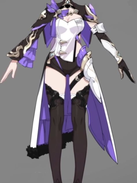 Elysia Outfit Honkai, Honkai Impact Outfits, Elysia Outfit, Honkai Outfits, Genshin Impact Oc Outfit Ideas, Genshin Oc Outfit, Cute Anime Clothes, Genshin Oc, Warrior Outfit