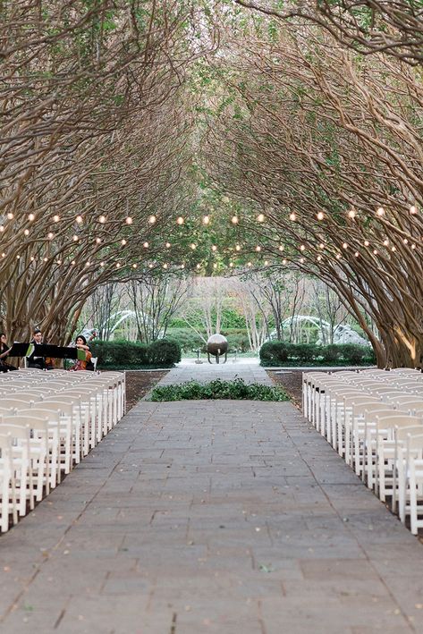 Al Fresco Garden Wedding Ceremony | Venue: Dallas Arboretum | Floral: Something Pretty Floral | Photo: AR Photography | Wedding Planner: Jen Rios Weddings | #bridesofnorthtx #wedding #weddinginspo #locationinspiration Dallas Arboretum Wedding, Ar Photography, Surprise Engagement Party, Arboretum Wedding, Surprise Engagement, 2025 Wedding, Dallas Arboretum, Dfw Wedding, Location Inspiration