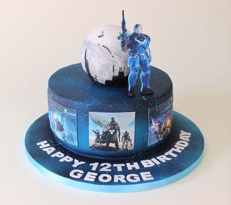 Computer game  - Destiny cake Destiny Cake, Computer Game, Gaming Computer, Celebration Cakes, Birthday Cakes, Destiny, Jay, Birthday Cake, Computer