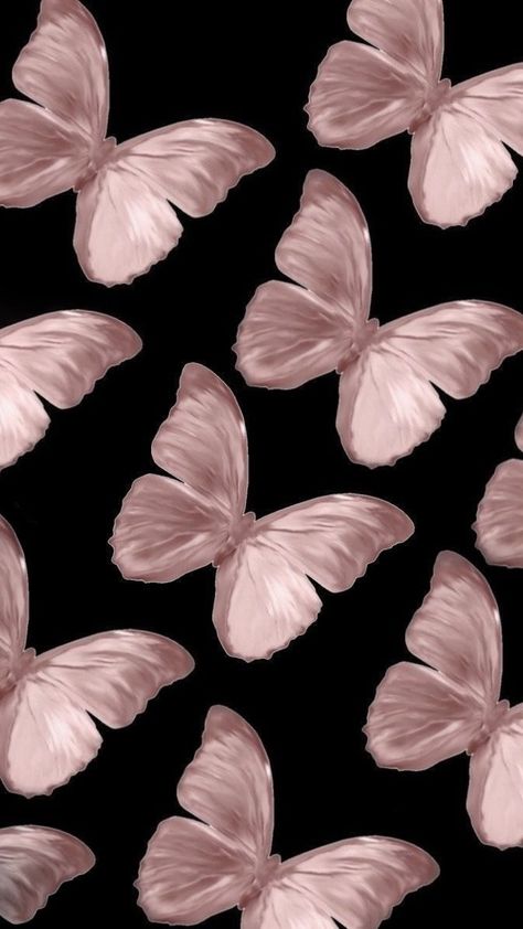 #wallpapers #wallpaper #background #homescreen #lockscreen #mobile #mobilewallpaer #phone #iphone #samsung #ios #ios14 #ios15 #rosegold #butterfly Rose Gold Butterfly Wallpaper, Gold Butterfly Wallpaper, Penanda Buku Diy, Background Homescreen, Buku Diy, Gold And Black Wallpaper, Feminine Wallpaper, Phone Wallpaper Iphone, Blue Butterfly Wallpaper