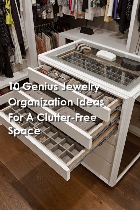 Looking for ways to declutter your space and organize your jewelry collection? Check out these 10 genius jewelry organization ideas that will help you keep your accessories in order and easily accessible. From DIY storage solutions to creative display options, these tips will transform your space into a clutter-free oasis. Say goodbye to tangled necklaces and missing earrings with these practical and stylish organization ideas for your jewelry collection. Earring Organization Ideas, Organized Jewelry Ideas, Organize Jewelry Ideas In Drawers, Large Earring Storage, Ikea Jewelry Storage Hacks, Storing Jewelry Organizing Ideas, How To Store Jewelry, How To Organize Jewelry, Dollar Tree Jewelry Organizer Diy