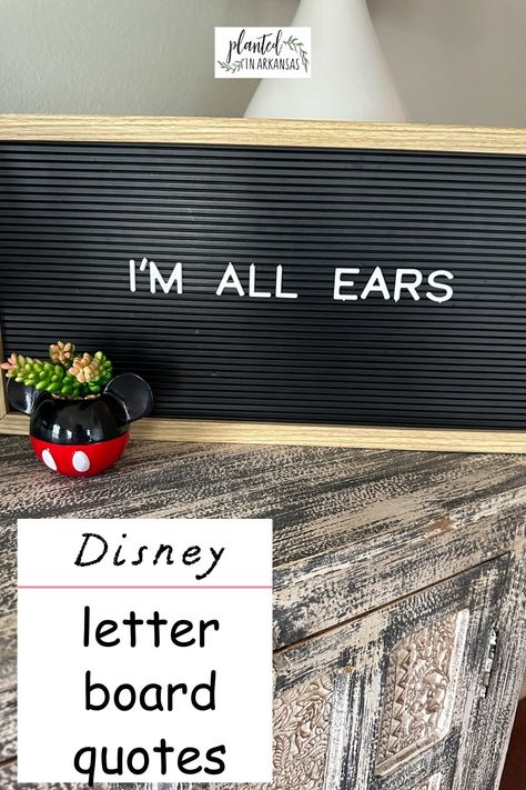 Bring a touch of Disney magic to your letter board with our funny and clever quotes from your favorite characters! From Lilo and Stitch puns to Disney princesses, Mickey and Minnie quotes, Star Wars quotes, Toy Story quotes, and more, our collection of Disney letter board quotes is sure to delight fans of all ages. These are perfect Mickey birthday party quotes, Minnie party quotes, and Disney princess party quotes! Birthday party quotes for Toy Story or Star Wars will bring a smile! Disney Letter Board Quotes, Quotes About Disney, Minnie Quotes, Minnie Mouse Quotes, Quotes For Letter Boards, Funny Disney Quotes, Disney Homecoming, Disney Family Quotes, Disney Princess Letter