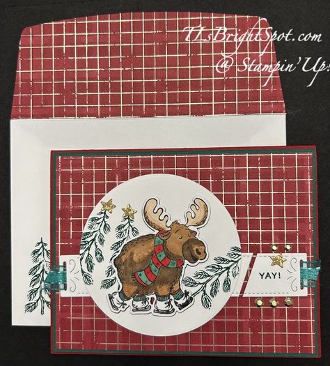 Stampin’ Up!Sneak Peek of Christmas Friends for the Happy Inkin’ Krew Blog Hop Stampin Up Christmas Friends Card Ideas, Stampin Up Christmas Friends 2024, Christmas Friends Stampin Up Cards 2024, Su Christmas Friends Cards, Stampin Up Christmas Friends Cards, Stampin Up Christmas Friends, Christmas Friends Stampin Up Cards, Checkered Paper, Stamping Projects