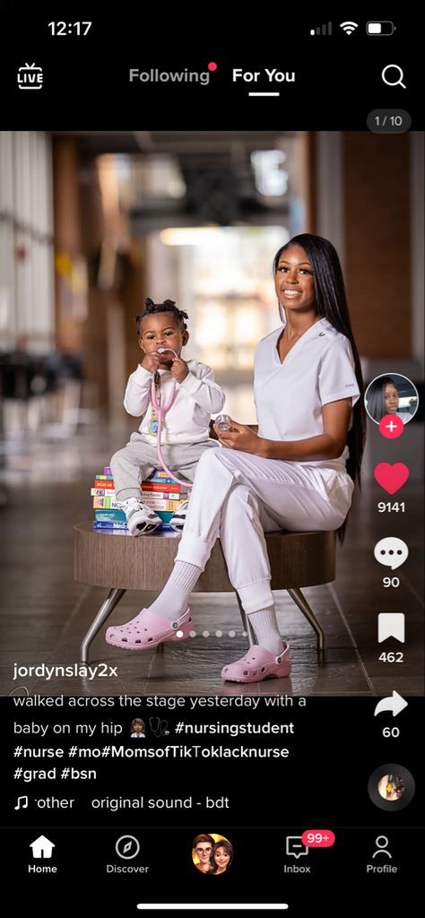 Mommy And Me Nursing Photo Shoot, Nurse Graduation Pictures With Kids, Mom And Baby Graduation Pictures, Lpn Graduation Pictures, Nursing Photoshoot, Nurse Photoshoot, Nursing Graduation Cakes, Nursing Photos, Nursing Pictures