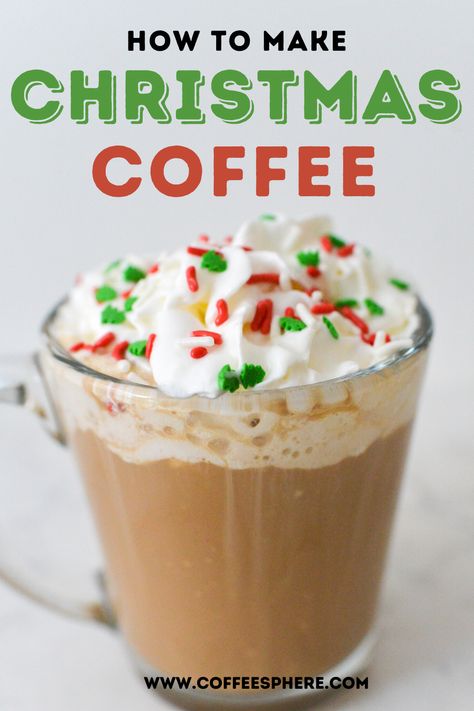 Christmas Morning Coffee, Nespresso Recipes, Easy Coffee Recipes, Coffee Drink Recipes, Coffee Recipe, Christmas Brunch, Homemade Recipe, Winter Drinks, Holiday Coffee