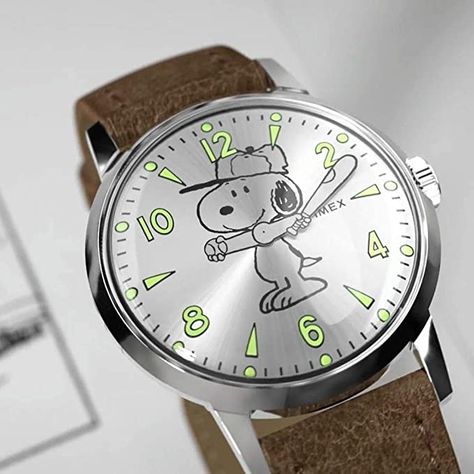 Timex Snoopy Welton Silver Dial Brown Leather Strap TW2R94900 : Amazon.co.uk: Watches Timex Watches, Brown Leather Strap, Cookware Set, Utensil Set, Women Wrist Watch, Egift Card, Jaeger Watch, Omega Watch, Wrist Watch