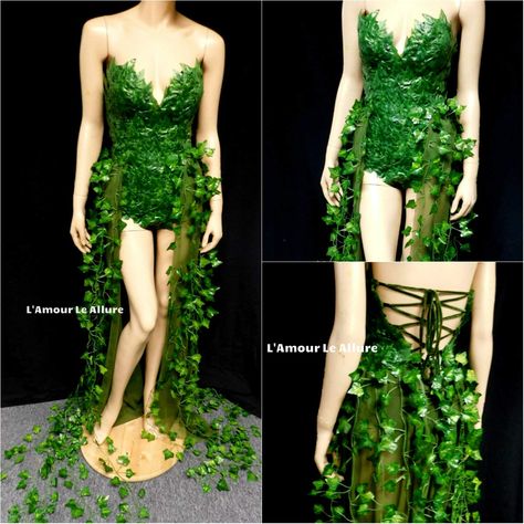 Poison Ivy Costume Diy, Poison Ivy Halloween Costume, Train Costume, Poison Ivy Costume, Ivy Costume, Poison Ivy Cosplay, Poison Ivy Costumes, Show Girl, Burlesque Show