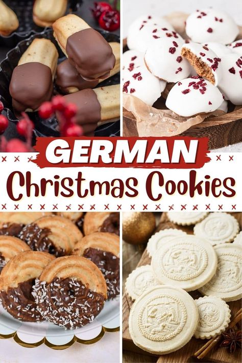 German Christmas Desserts, Traditional German Christmas, German Pastries, German Christmas Food, Spritz Cookie Recipe, German Food Authentic, German Christmas Cookies, German Cookies, Christmas Dinner Ideas