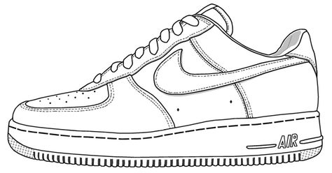 airforceonelowtemplate Nike Air Force, Air Force, Nike Air, Force, Black And White, Nike, White, Black, Design