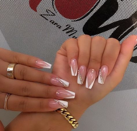 Baby Pink Nails Acrylic, College Nails, Ongles Gel French, Baby Pink Nails, Subtle Nails, Perfect Beauty, Ombre Acrylic Nails, Nails Now, Girly Acrylic Nails