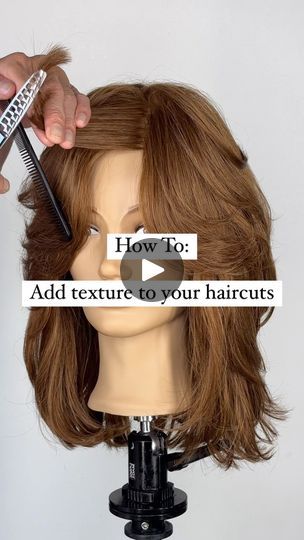 Highlights Tutorial, A Layered Haircut, Volume Haircut, Highlight Tutorial, Textured Haircut, Texture Spray, Hair Textures, Layered Haircut, Texturizing Spray