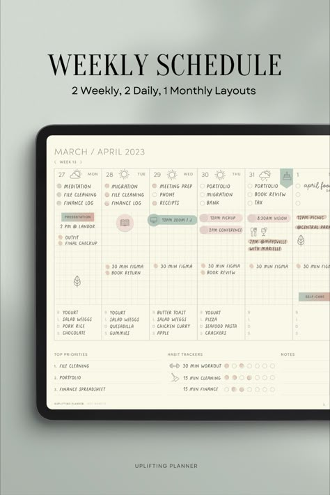 Weekly Schedule Hourly Templates, Essential Digital Planner, Simple Goodnotes ipad Planner Bujo G... plannerfree #minimalisticplanner #ismalicplanner #undatedyearlyplanner. Notion Study, Study Planner Printable Free, Free Weekly Planner Templates, Habit Tracker Notion, Notion Habit Tracker, Notion Planner Template, Planner Weekly Layout, Planner Online, Retirement Planner