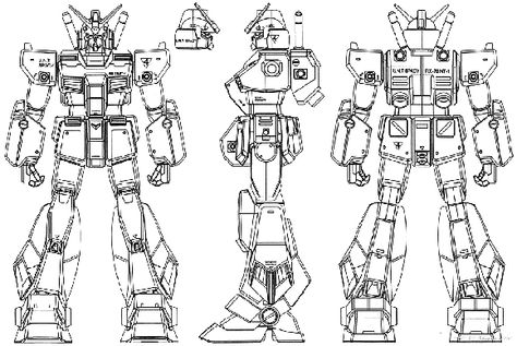 Gundam Blueprint Mecha Head, Maya Modeling, Robot Design Sketch, Character Turnaround, 3d Sketch, Mecha Design, Character Model Sheet, Gundam Mecha, Model Sheet