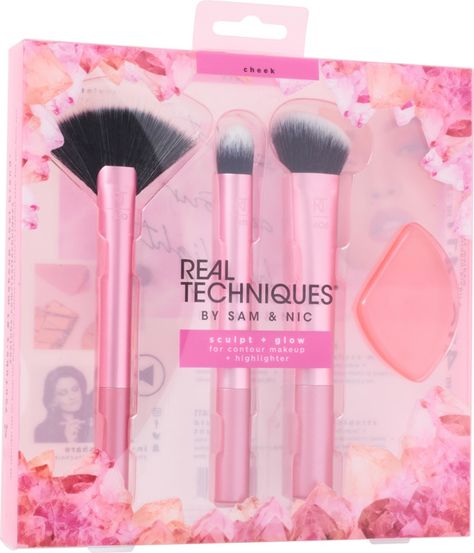 Makeup Brushes Real Techniques, Real Techniques Setting Brush, Skincare Preppy, How To Wash Makeup Brushes, Hair Contouring, Real Techniques Brushes, Makeup Brushes Guide, Best Makeup Brushes, Brush Sets