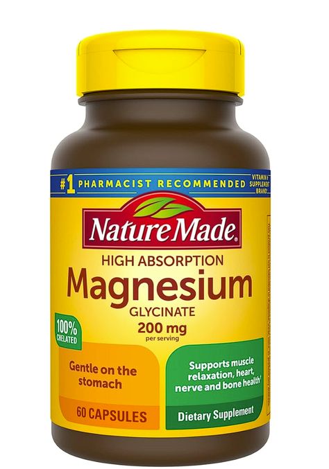 Magnesium Glycinate - Great for Every Health Magnisum Supplements, Magnesium Pills, Magnesium Bisglycinate, Magnesium Supplement, Magnesium Rich Foods, Health Heart, Nerve Health, Magnesium Benefits, Magnesium Glycinate