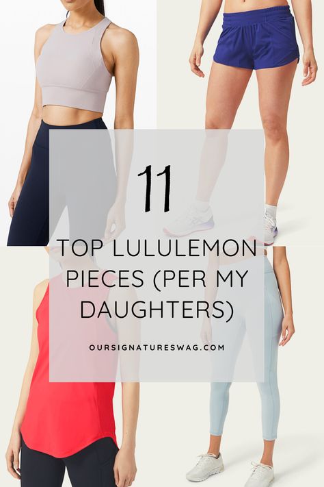 Lulemon Outfits Style, Sporty Short Length Lululemon Activewear, Everyday Functional Lululemon Activewear, Best Things From Lululemon, Lululemon Must Haves, Lululemon Favorites, Sweat-resistant Functional Lululemon Activewear, Best Lululemon Leggings, Lululemon Sporty Activewear With 5-inch Inseam