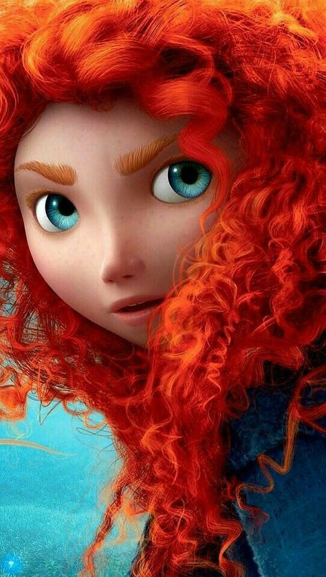 Red Hair Disney Characters, Red Hair Disney, Prenses Merida, Characters With Pink Hair, Disney Merida, Merida Disney, Princess Merida, Disney Brave, Images Disney