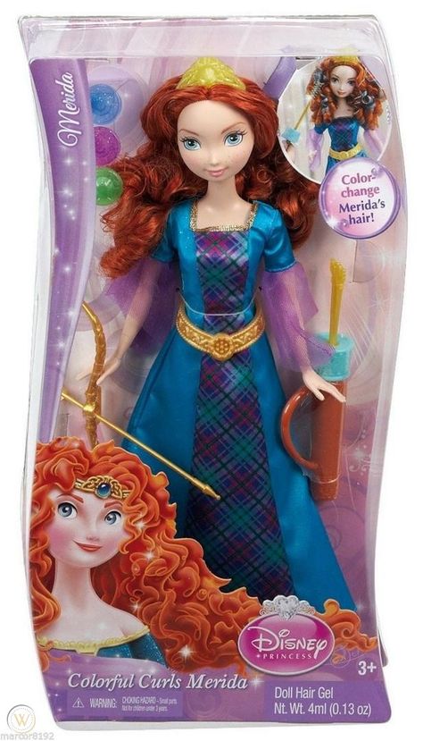 Toy Story Barbie, Merida Doll, Scottish Princess, Pixar Brave, Disney Merida, Doll Makeover, Princess Barbie Dolls, Red Curls, Baby Barbie