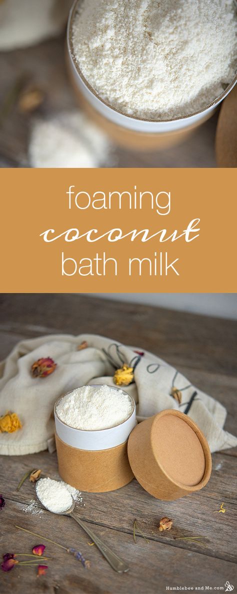 Milk Bath Recipe, Bath Soak Recipe, Milk Bath Soak, Bath Milk, Homemade Spa, Coconut Bath, Bath Recipes, Foaming Bath, Sugar Scrub Diy