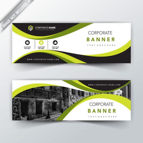 Discover thousands of free-copyright vectors on Freepik Horizontal Banner Design, Corporate Banner, Banner Design Layout, Horizontal Design, Banner Design Inspiration, Facebook Cover Design, Background Design Vector, Business Banner, Event Banner