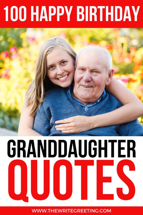 100 Special happy birthday quotes for your granddaughter from Grandma and Grandpa. These happy birthday wishes and quotes will put a smile on her face for her special day. I love my granddaughter! Happy Birthday Granddaughter Quotes, Happy Birthday To Granddaughter, Granddaughter 21st Birthday Quotes, Quotes For Granddaughters Birthday, Happy Birthday Granddaughter Beautiful, Happy Birthday Granddaughter Funny, Birthday Poem For Granddaughter, Happy Birthday Granddaughter Animated, Birthday Wuotes