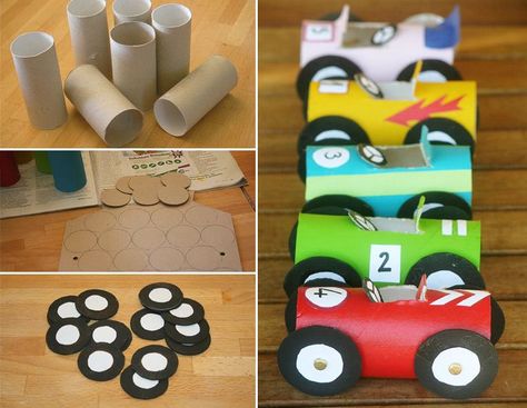 Helping Your Child Grow Through Arts and Crafts. - https://www.nighthelper.com/helping-child-grow-arts-crafts/ Toilet Paper Tube, Toilet Paper Crafts, Kid Projects, Toilet Paper Roll Crafts, Paper Roll Crafts, Paper Rolls, Diy Car, Toilet Paper Roll, Childrens Crafts