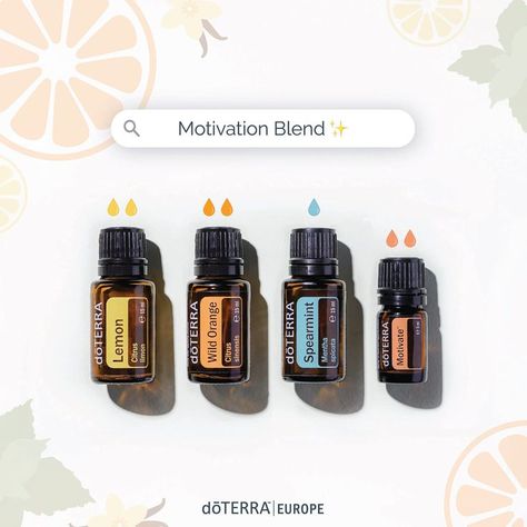 Motivation Diffuser Blend Motivate Diffuser Blend Doterra, Doterra Motivate, Diffuser Oil Blends, Doterra Blends, Diffusing Essential Oils, Doterra Diffuser, Doterra Diffuser Blends, Doterra Essential Oils Recipes, Essential Oil Plants