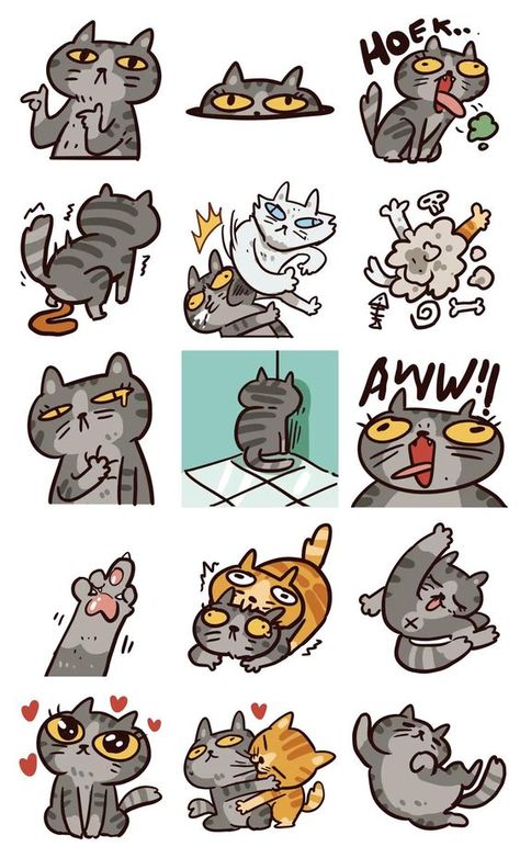 BOMBOMCAT sticker pack Sticker #sticker Stickers #stickers freesticker #freesticker freestickers #freestickers free download sticker #freedownloadsticker 2.4 Telegram Stickers Pack, Cute Animals Stickers, Stickers Telegram, Chat Illustration, Sticker Design Ideas, Sticker Icon, Cute Animal Stickers, Illustration Stickers, Alien Drawings