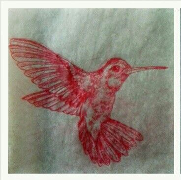 Hummingbird tattoo sketch by - Ranz Red Hummingbird Tattoo, Hummingbird Designs, Mockingbird Tattoo, Red Hummingbird, Sailor Tattoo, Small Tats, Red Tattoos, Hummingbird Tattoo, Tattoo Sketch