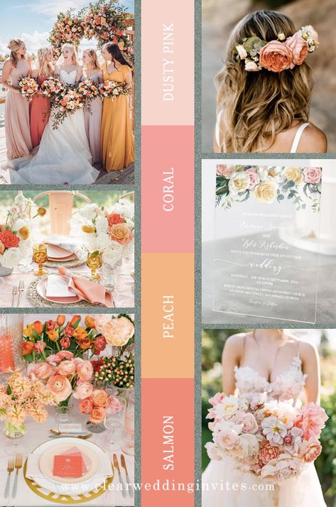 Wedding Motif Color, Color Trends For 2023, June Wedding Colors, Wedding Color Schemes Summer, Wedding Theme Color Schemes, Wedding Color Schemes Spring, Wedding Color Palette Summer, Spring Wedding Color Palette, Wedding Themes Spring