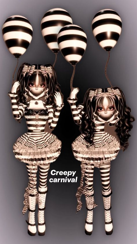 @deja_dti_17  Dress to impress outfits ~ xl1703 #dresstoimpress #dti #dtiinspo #dtioutfits #creepycarnival Dti Clothing Glitch, Dti Poses 28, Scary Dti Outfit, Surrealism Dress To Impress Outfit, Dress To Impress Creepy Carnival, Surrealism Dti Outfit, Scary Dress To Impress, Surrealism Outfit, Surrealism Dress To Impress