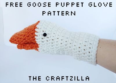 Goose Puppet, Boy Crochet Patterns, Untitled Goose Game, Finger Puppet Patterns, Goose Game, Glove Puppets, Diy Crochet Toys, Puppets Diy, Glove Pattern