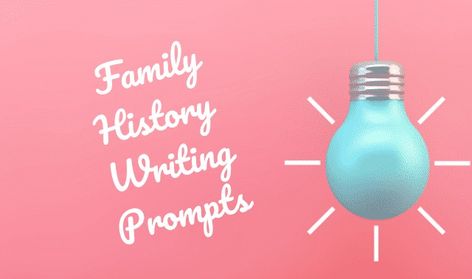 Family History Writing Prompts (Over 40!) History Writing Prompts, Family History Crafts, History Crafts, Six Word Story, Relationship Chart, Irish Genealogy, Genealogy Websites, Genealogy Forms, Dna Genealogy